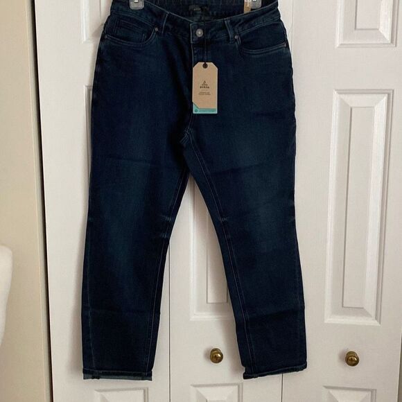 Prana Women's Buxton‎ Jean Deep Blue Size 8 NWT - Picture 2 of 9